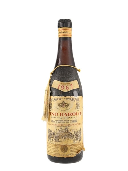 1967 Vino Barolo Riserva Speciale Giovanni Bertolino & Figlio 72cl / 13.4%