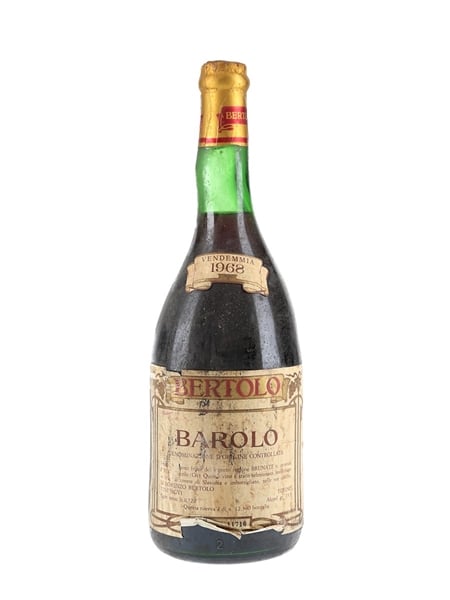 1968 Barolo Bertolo 72cl / 13.5%