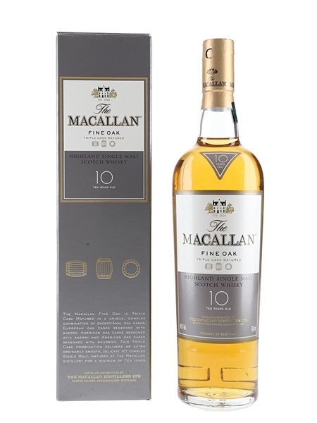 Macallan 10 Year Old Fine Oak Triple Cask Matured 70cl / 40%