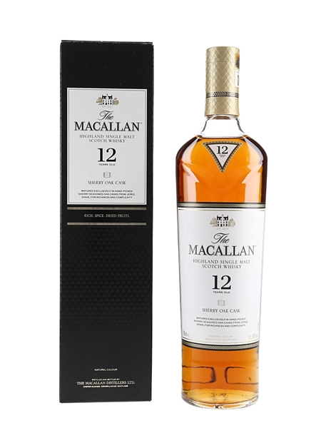 Macallan 12 Year Old Sherry Oak 70cl / 40%