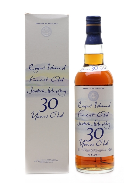 Royal Island 30 Year Old Isle Of Arran Distillers 70cl / 40%