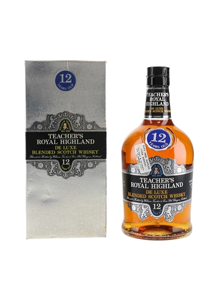 Teacher's 12 Year Old Royal Highland Bottled 1970s-1980s - Duty Free 75cl / 43%