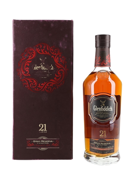 Glenfiddich 21 Year Old Gran Reserva Rum Cask Finish Pre 2014 70cl / 40%