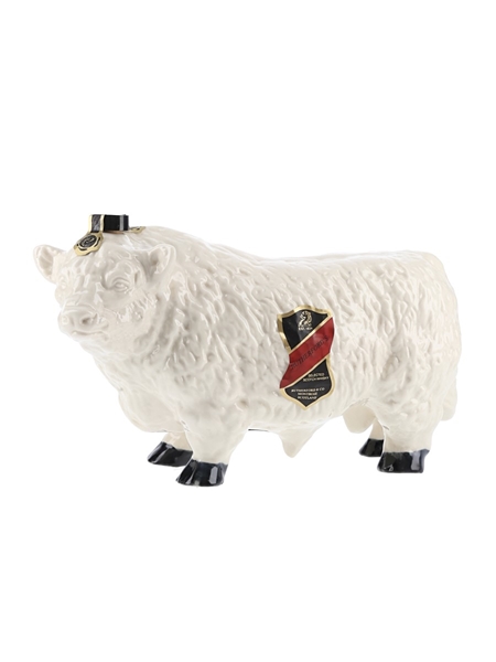 Rutherford's White Bull Ceramic Decanter  70cl / 40%