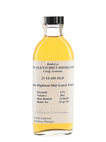 Glenturret 25 Year Old  20cl / 43%