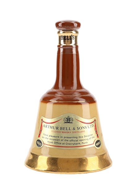 Bell's Old Brown Decanter Bottled 1980 - Cherrybank Head Office Opening 37.5cl / 40%