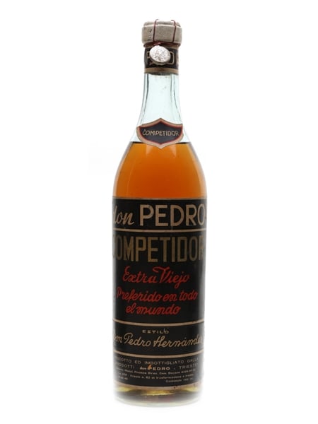 Don Pedro Competidor Brandy Bottled 1950s 75cl / 40%