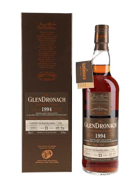 Glendronach 1994 21 Year Old Bottled 2015 70cl / 54.1%