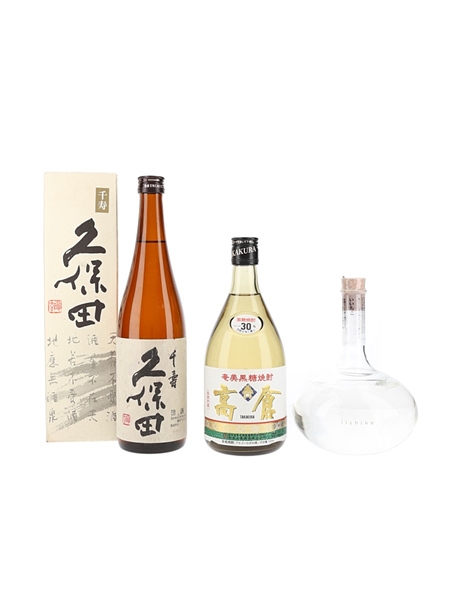 Assorted Shochu, Sake and Iichiko Frasco  3 x 72cl