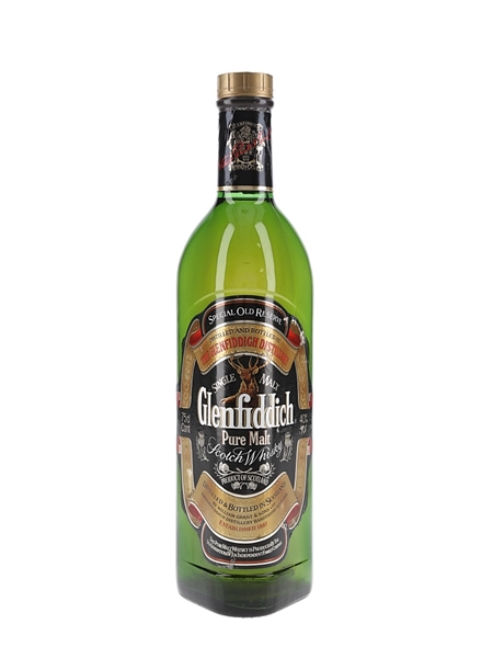 Glenfiddich Special Old Reserve Pure Malt Bottled 1980s 75cl / 40%