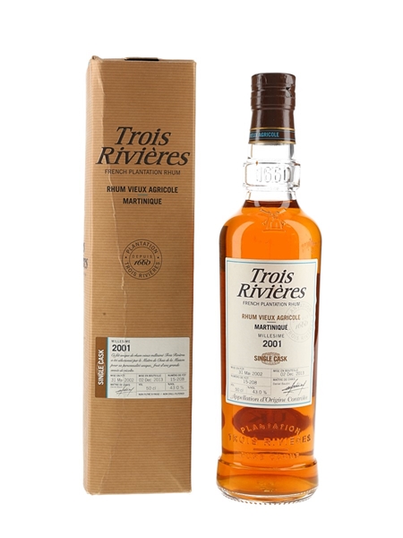 Trois Rivieres 2001 Single Cask Bottled 2013 50cl / 43%