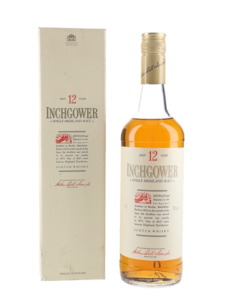 Inchgower 12 Year Old Bottled 1980s 75cl / 40%