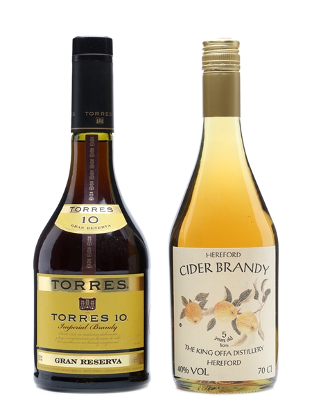 Hereford Cider Brandy & Torres 10 Gran Reserva 2 x 70cl 