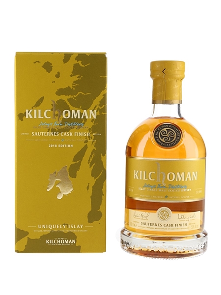 Kilchoman Sauternes Cask Matured Bottled 2018 70cl / 50%