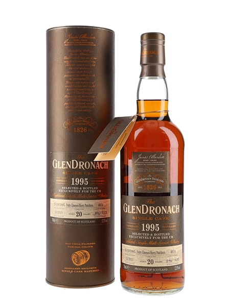 Glendronach 1995 20 Year Old Bottled 2015 70cl / 52.8%