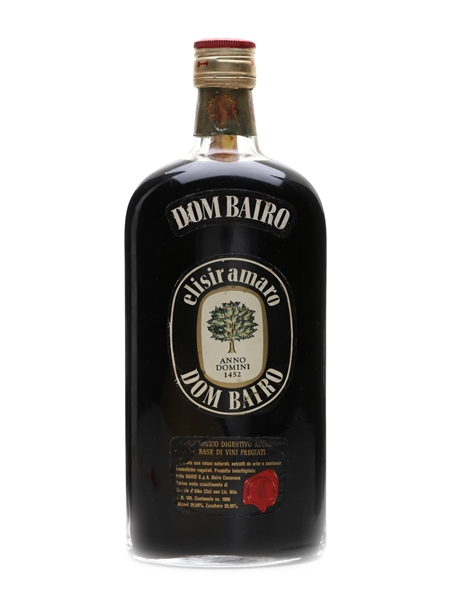 Dom Bairo Elisir Amaro Bottled 1960s 100cl / 20.95%