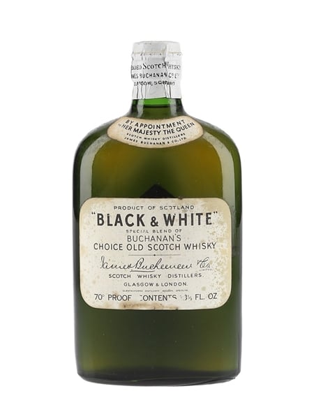 Buchanan's Black & White Spring Cap Bottled 1950s 37.8cl / 40%