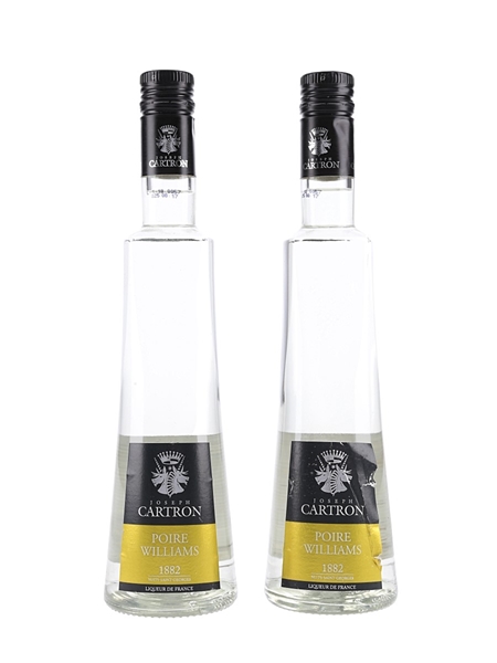 Joseph Cartron Poire Williams Eau De Vie  2 x 50cl / 25%