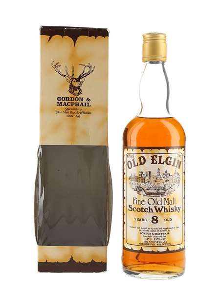 Old Elgin 8 Year Old Bottled 1980s - Gordon & MacPhail 75cl / 40%