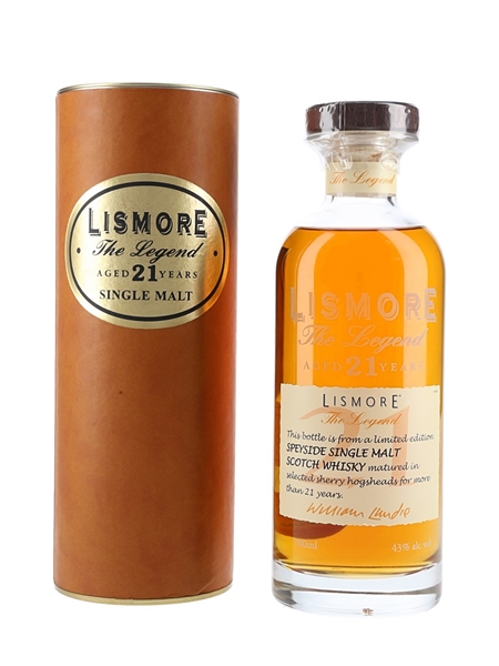 Lismore 21 Year Old The Legend  70cl / 43%