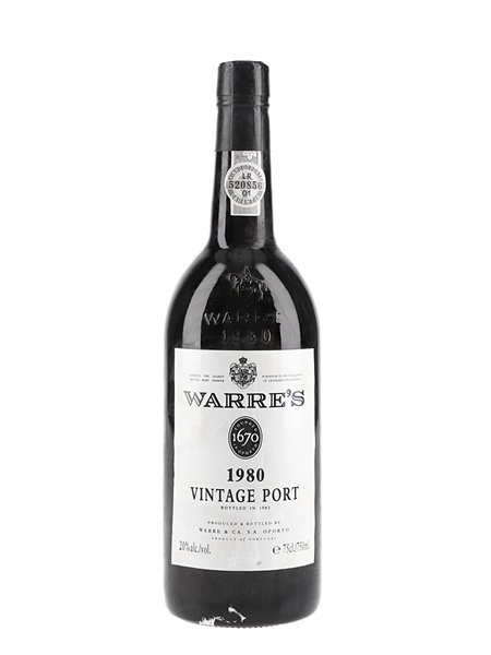 1980 Warre's Vintage Port Bottled 1982 75cl / 20%
