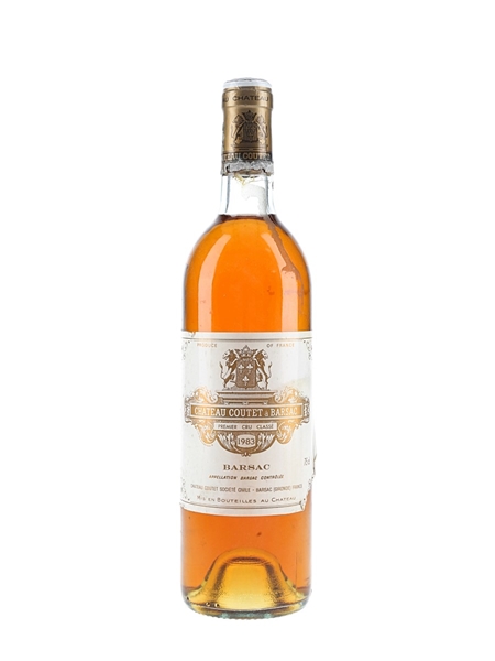 1983 Chateau Coutet à Barsac 1er Grand Cru De Sauternes 75cl