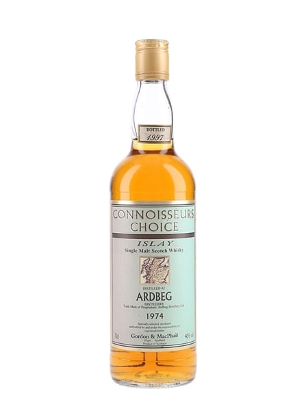 Ardbeg 1974 Connoisseurs Choice Bottled 1997 - Gordon & MacPhail 70cl / 40%