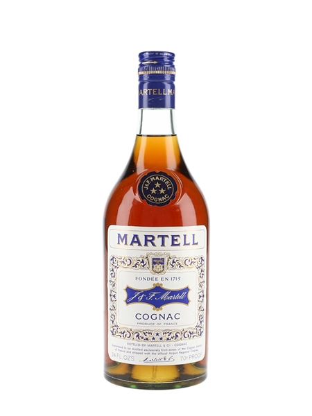 Martell 3 Star VS Bottled 1970s 68cl / 40%