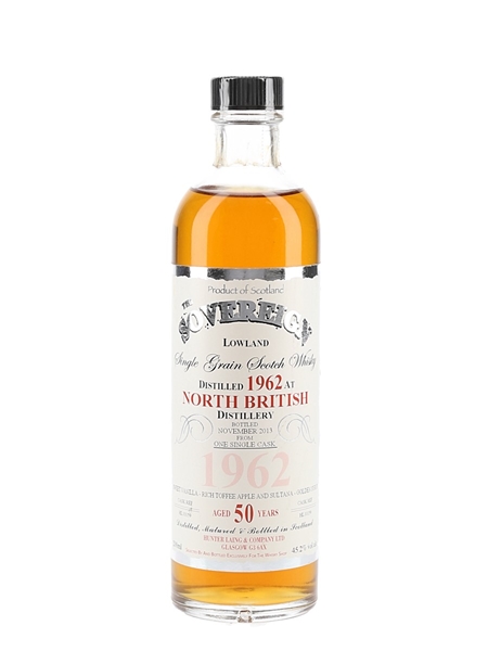 North British 1962 50 Year Old Bottled 2013 - Hunter Laing - The Sovereign 20cl / 45.2%