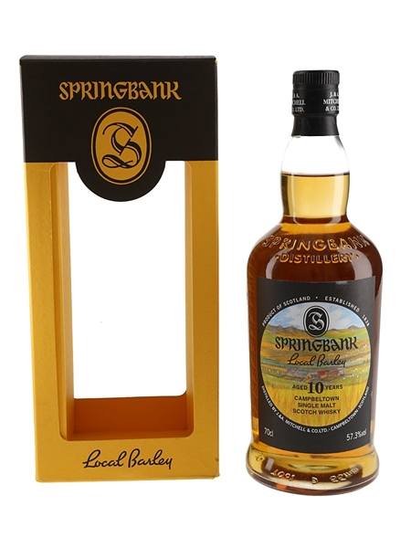 Springbank 2007 10 Year Old Local Barley Bottled 2017 70cl / 57.3%