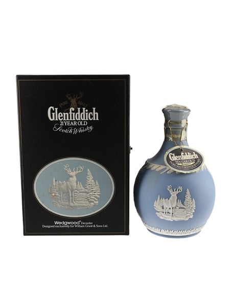 Glenfiddich 21 Year Old Wedgwood Decanter Bottled 1987 75cl / 43%