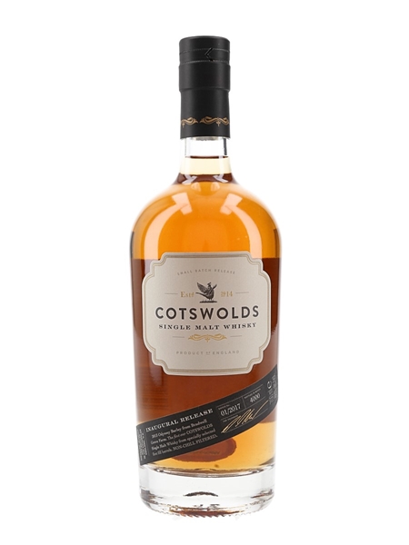 Cotswolds Single Malt Whisky Inaugural Release Batch 01-2017 70cl / 46%