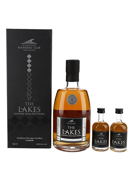 The Lakes Founders' Club Year 4 70cl & 2 x 5cl / 46.6%