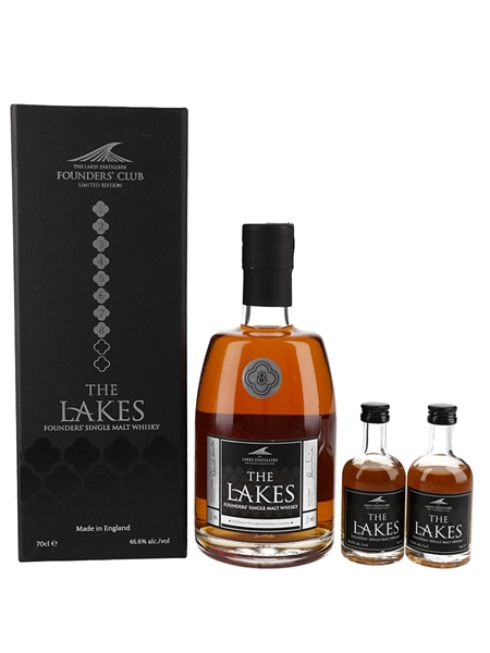 The Lakes Founders' Club Year 8 70cl & 2 x 5cl  / 46.6%