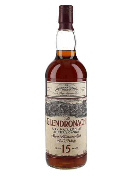 Glendronach 15 Year Old Bottled 1990s 100cl / 40%