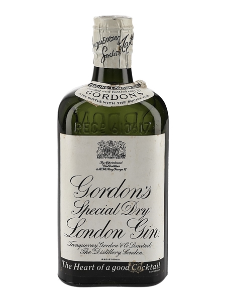 Gordon's Special Dry London Gin Bottled 1950s - Spring Cap 37.5cl / 40%