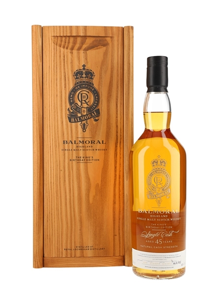 Balmoral 1978 45 Year Old Cask 1838 Bottled 2023 - The King's Birthday Edition 70cl / 52.1%