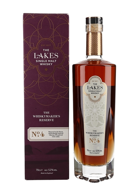 The Lakes Distillery Whiskymaker's Reserve No.4 Bottled 2021 70cl / 52%