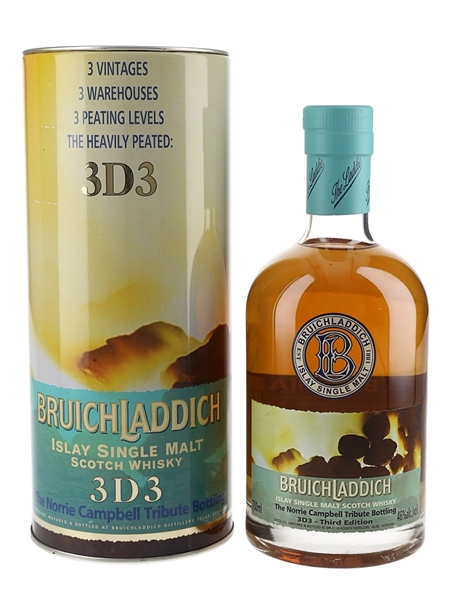 Bruichladdich 3D3 Norrie Campbell Tribute 70cl / 46%