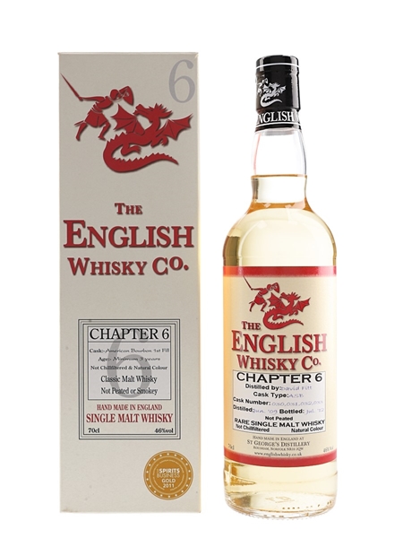 The English Whisky Co. Chapter 6 Unpeated 70cl / 46%