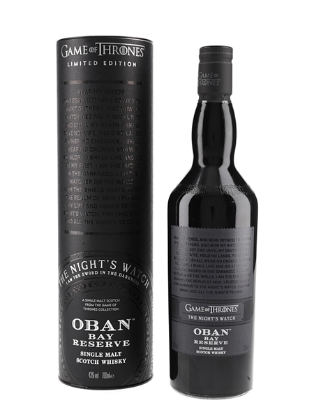 Oban Bay Reserve Game Of Thrones - The Night's Watch 70cl / 43%