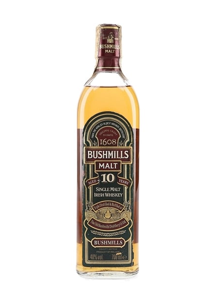 Bushmills 10 Year Old Bottled 1990s 70cl / 40%