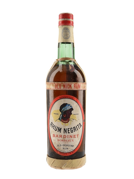 Bardinet Negrita Rhum Bottled 1960s - Spain 75cl