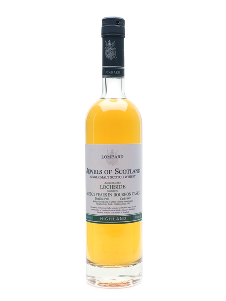 Lochside 1981 Bourbon Cask 21 Year Old Jewels Of Scotland 70cl / 50%