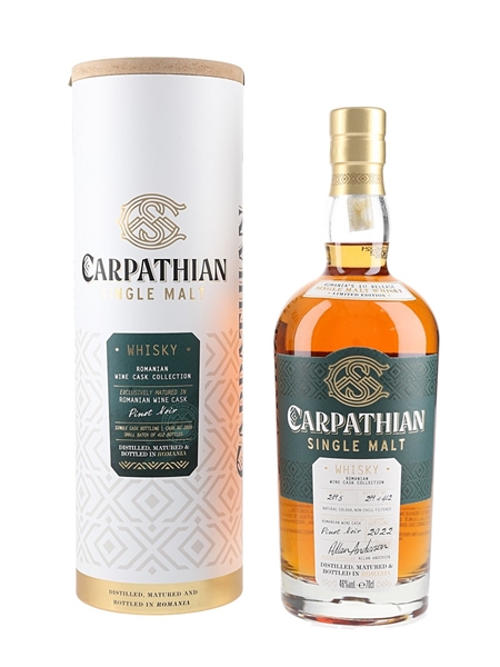 Carpathian Single Malt Whisky Romanian Wine Cask - Bottled 2022 70cl / 46%