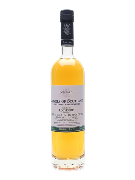 Lochside 1981 Bourbon Cask 21 Year Old Jewels Of Scotland 70cl / 50%