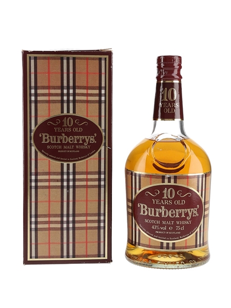 Burberrys' SINGLE MALT WHISKY Aged in Oak since 1968