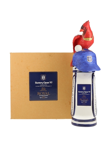 Suntory Open Golf Tournament 1997 Royal 15 Year Old Ceramic Decanter 50cl / 43%