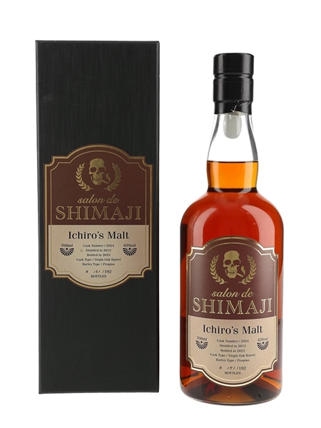 Ichiro's Malt 2013 Cask No.2924 Bottled 2023 - Salon De Shimaji 70cl / 63%