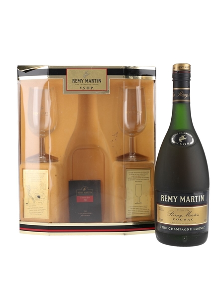 Remy Martin VSOP & Glasses Set Bottled 1980s 70cl / 40%